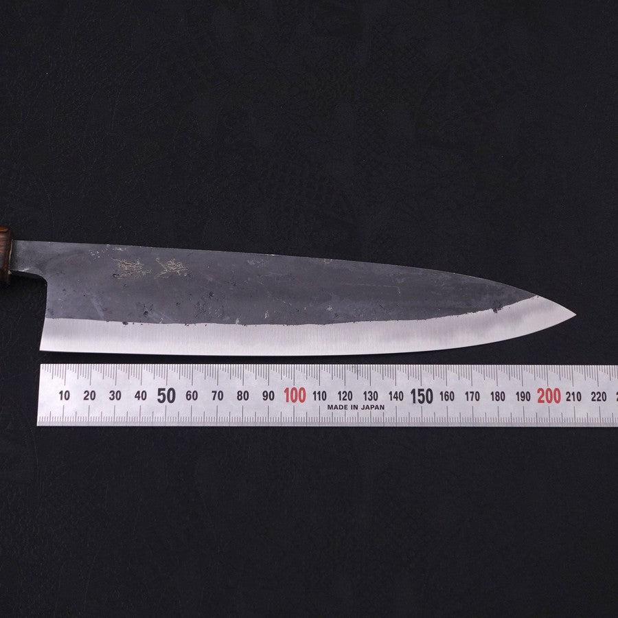 Gyuto Blue Steel #2 Kurouchi Sumi Urushi Griff 210mm - Image 7