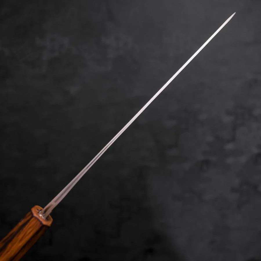 Gyuto Blue Steel #2 Edelstahlummantelung Nashiji Sumi Urushi Griff 210mm - Image 5