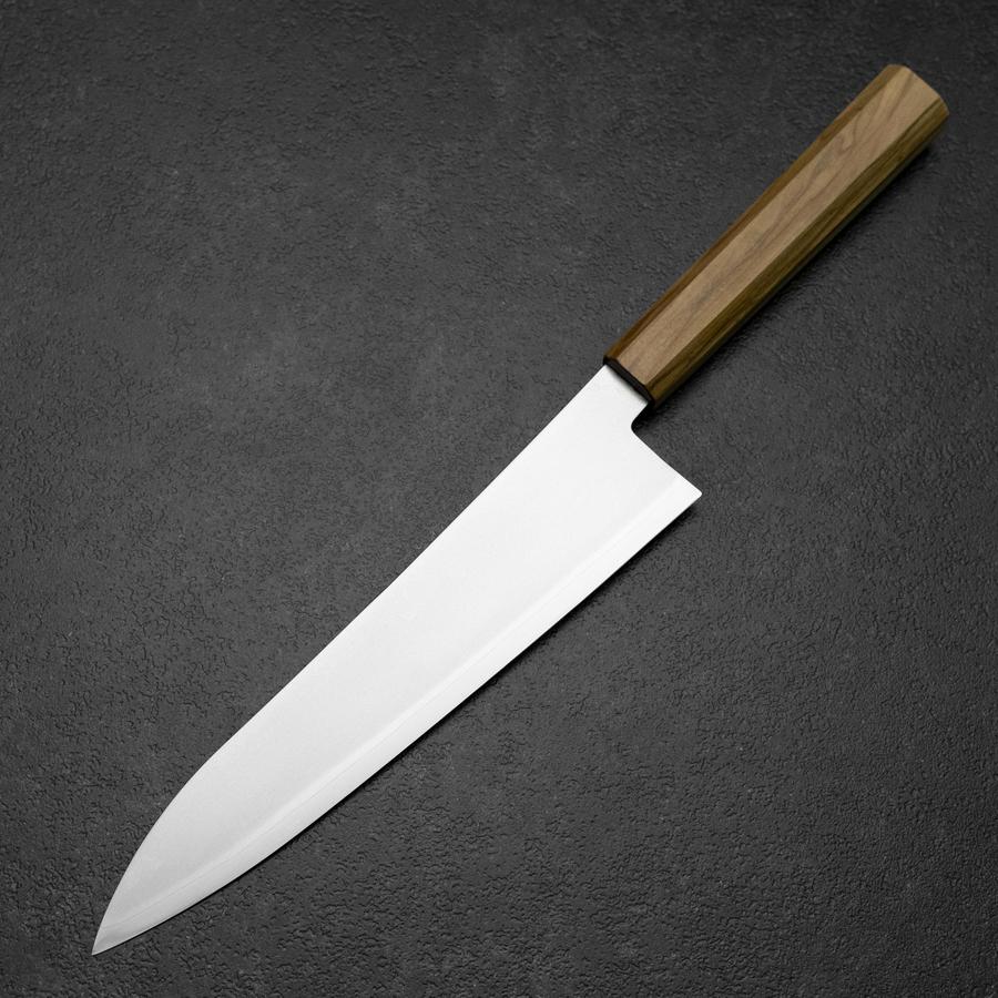 Gyuto Blue Steel #2 Poliert Olivenholz Griff 210mm - Image 2