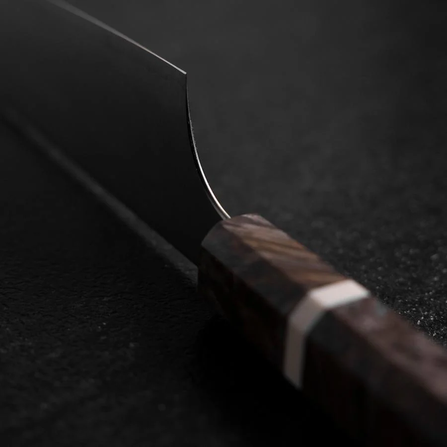 Gyuto Blue Super Poliert Ahornholz Griff 210mm - Image 4