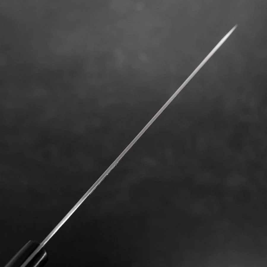 Gyuto Aogami Super Edelstahlummantelung Tsuchime Schwarzer Westlicher Griff 180mm - Image 5