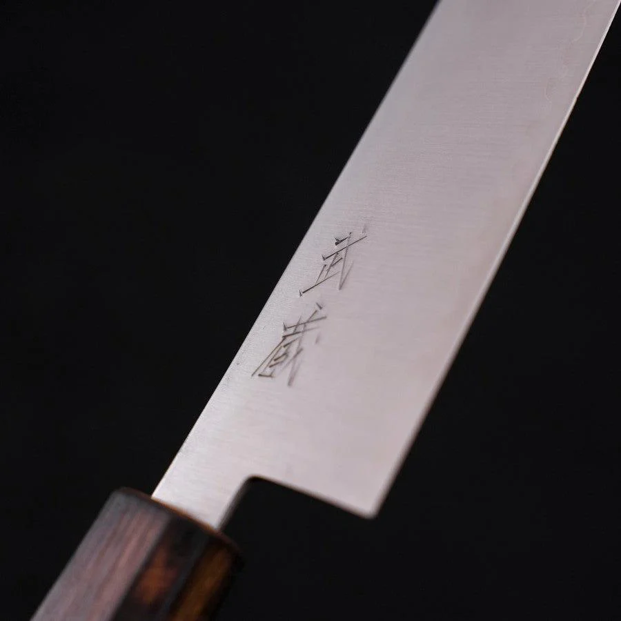 Gyuto Aogami Super Edelstahlummantelung Poliert Sumi Urushi Griff 180mm - Image 3