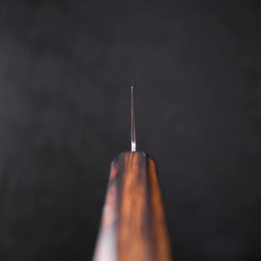 Gyuto Aogami Super Edelstahlummantelung Poliert Sumi Urushi Griff 180mm - Image 4