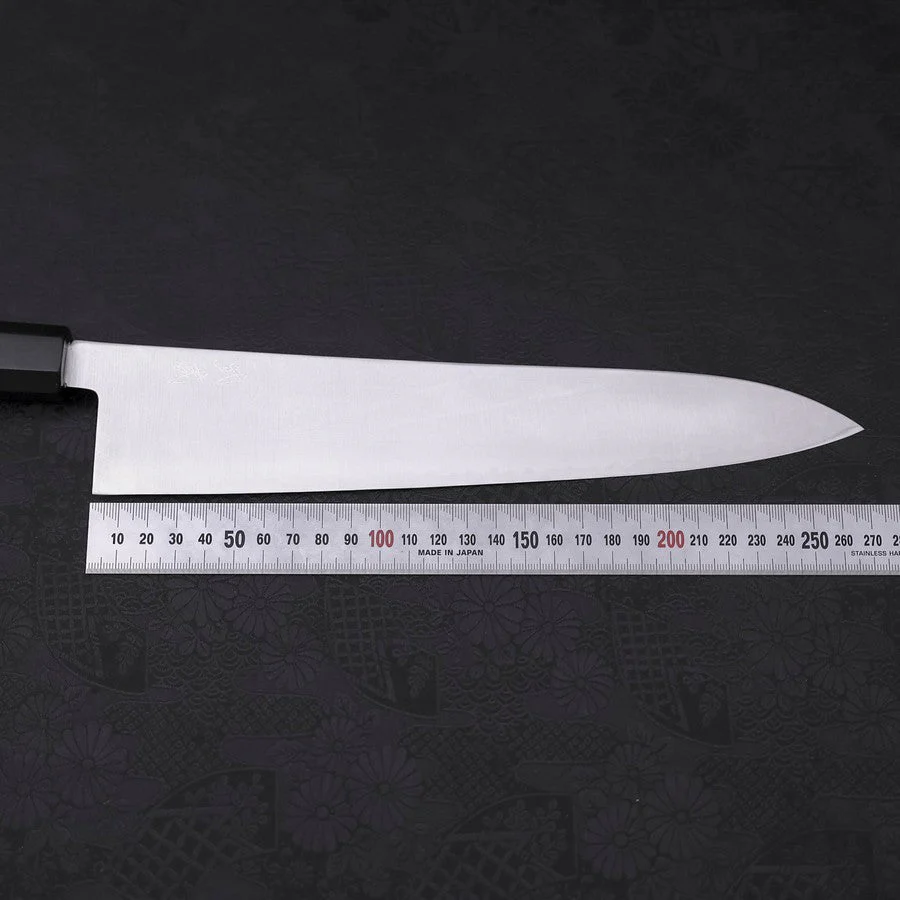 Gyuto HAP-40 Poliert Büffelhorn und Ebenholz Griff 270mm - Image 7