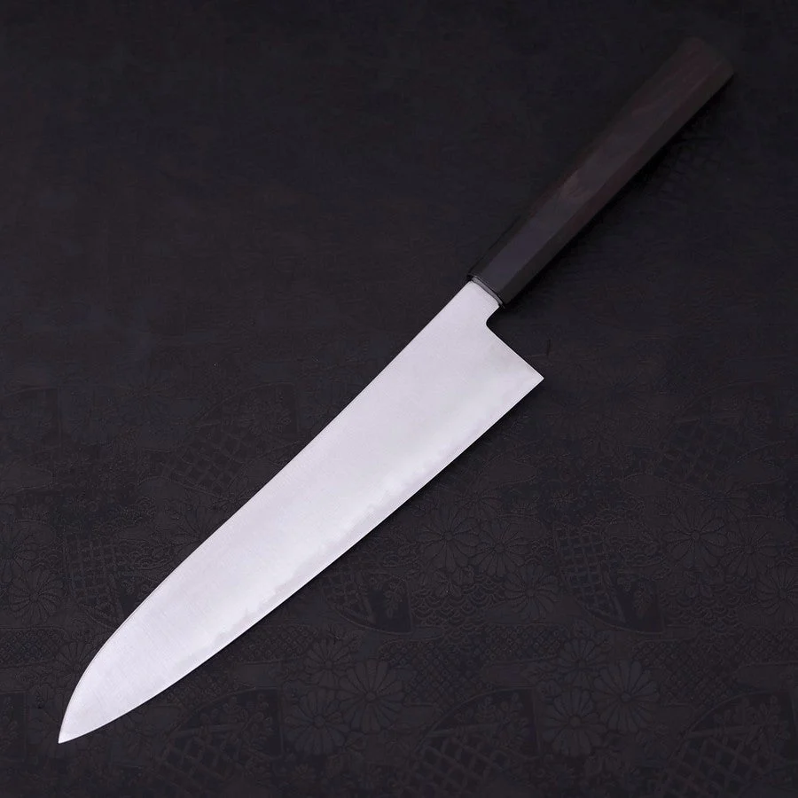 Gyuto HAP-40 Poliert Büffelhorn und Ebenholz Griff 240mm - Image 2