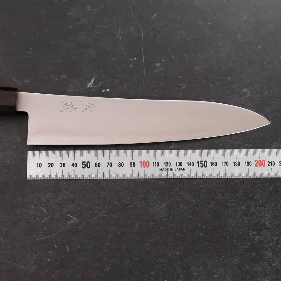 Gyuto HAP-40 Poliert Ebenholz Griff 210mm - Image 7