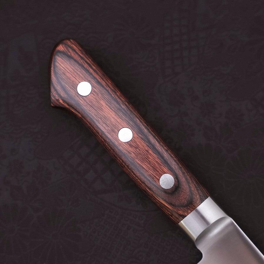 Gyuto AUS-8 Poliert Westlicher Mahagoniholz Griff 210mm - Image 6