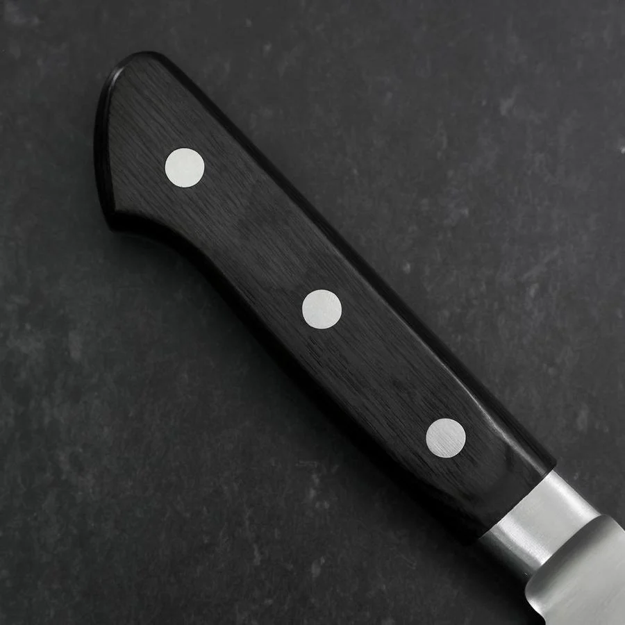 Gyuto Molybdän Poliert Schwarzer Westlicher Griff 180mm - Image 6