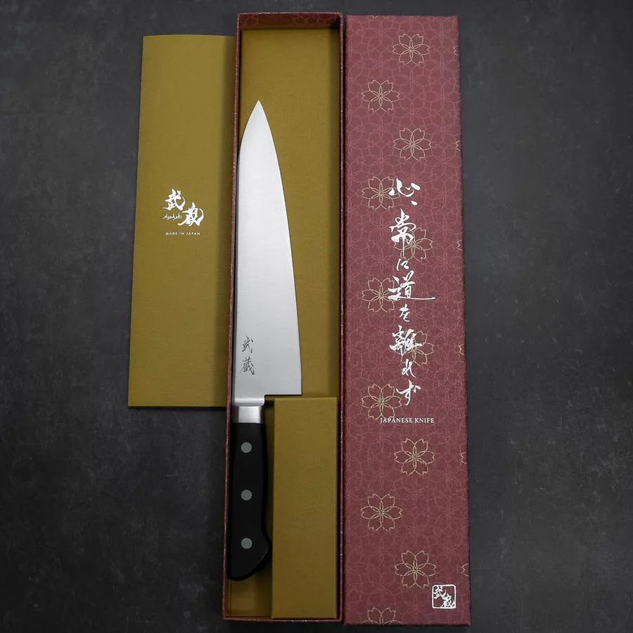 Gyuto MolybdÀn Poliert Schwarzer Westlicher Griff 210mm - Image 8