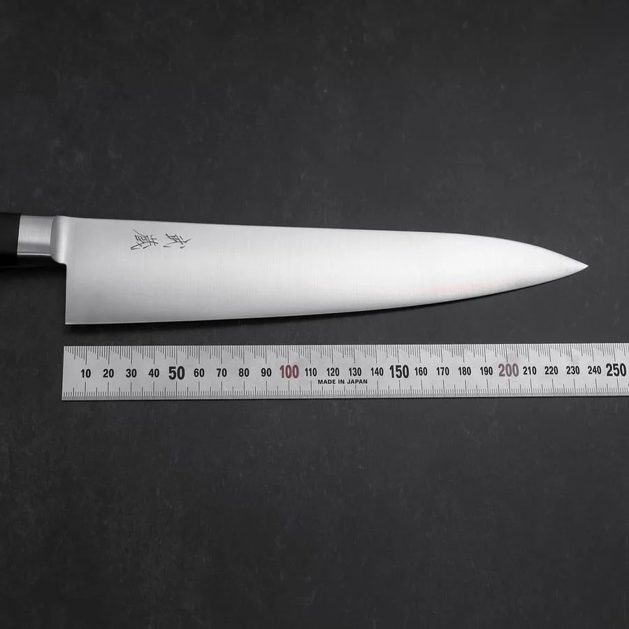 Gyuto Molybdän Poliert Schwarzer Westlicher Griff 240mm - Image 7