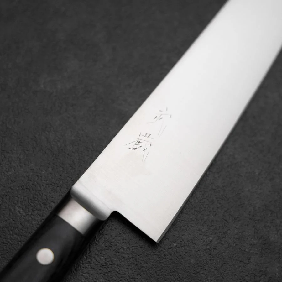 Gyuto Molybdän Poliert Lila Westlicher Griff 210mm - Image 3