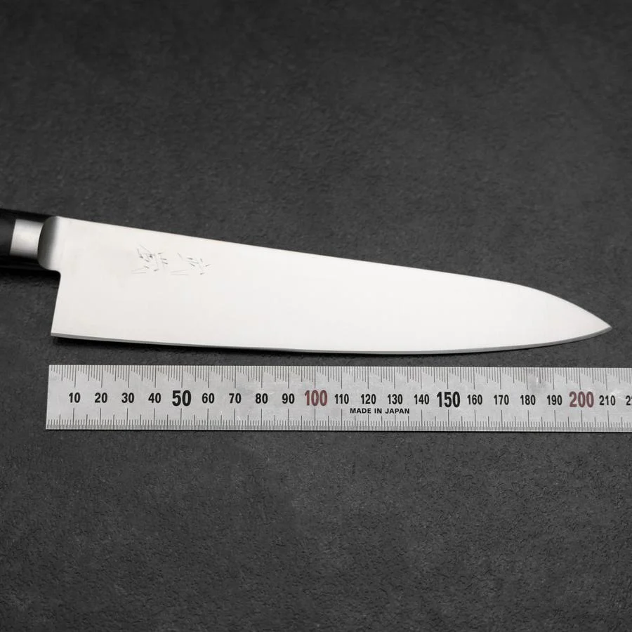 Gyuto Molybdän Poliert Lila Westlicher Griff 210mm - Image 7