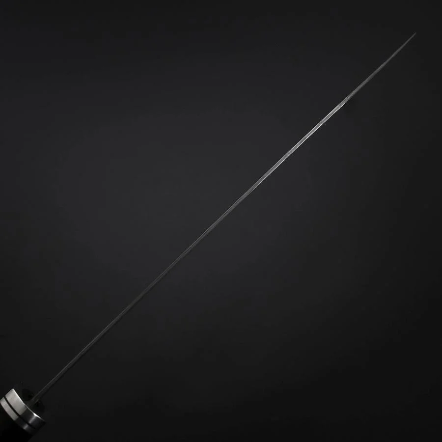 Gyuto SG-2 Kurozome Nickel Damast Westlicher Ebenholz Griff 210mm - Image 4