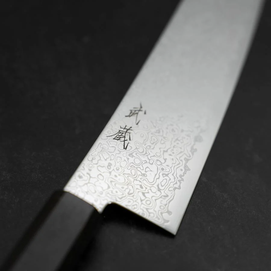 Gyuto SG-2 Nickel Damast Ebenholz Griff 210mm - Image 3
