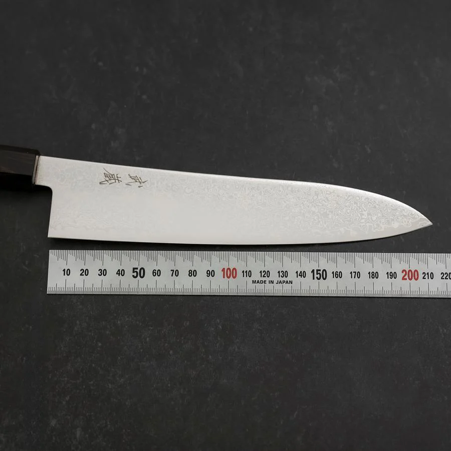 Gyuto SG-2 Nickel Damast Ebenholz Griff 210mm - Image 7