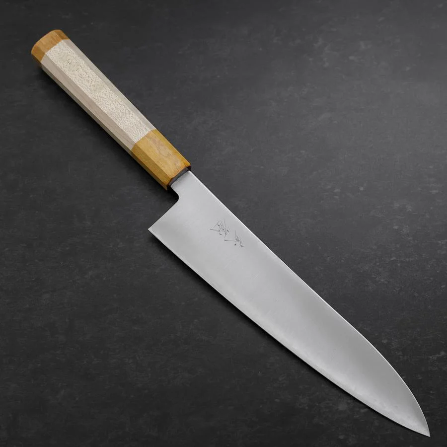 Gyuto SG-2 Poliert Gelber Ahornholz Griff 210mm