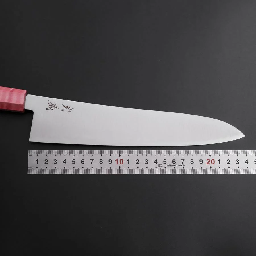 Gyuto SG-2 Poliert Roter Ahornholz Griff 240mm - Image 6