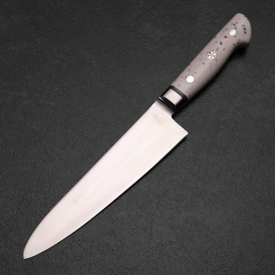 Gyuto SG-2 Poliert Westlicher Kunststein Konfetti Griff 180mm - Image 2