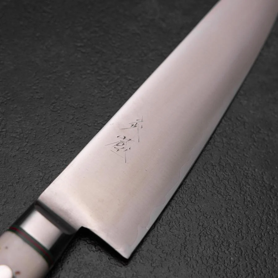 Gyuto SG-2 Poliert Westlicher Kunststein Konfetti Griff 180mm - Image 3