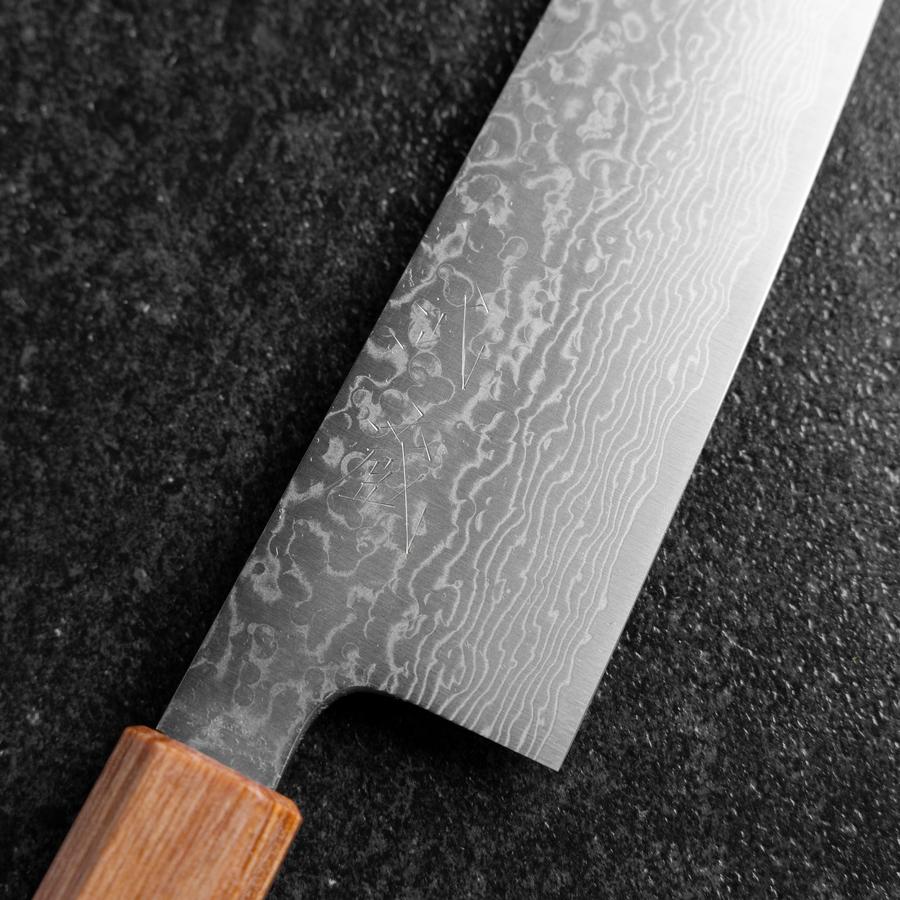 Gyuto SPG-Strix Damast Rosenholz Griff 180mm - Image 3