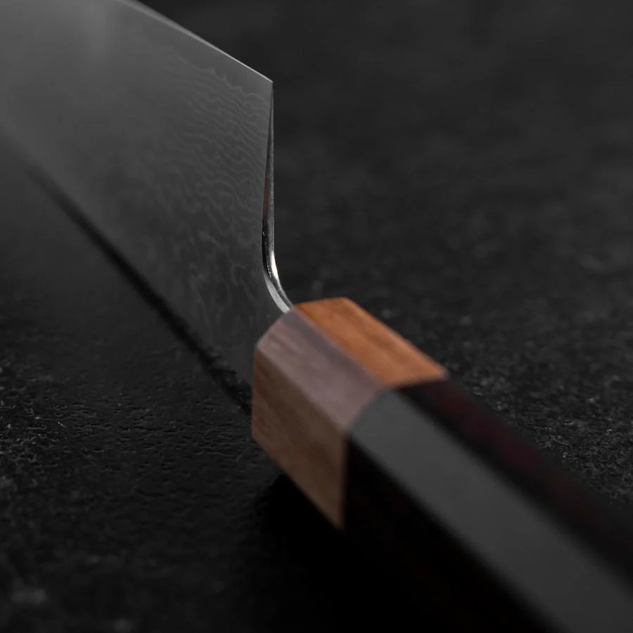 Gyuto SPG-Strix Damast Rosenholz Griff 180mm - Image 4