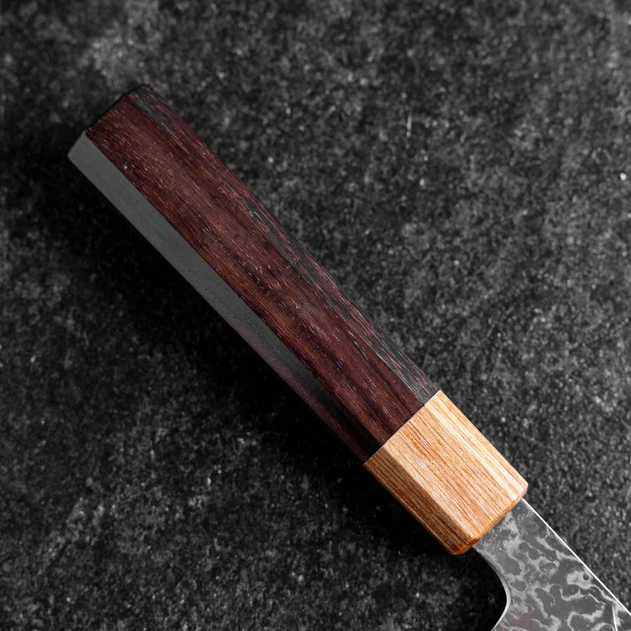 Gyuto SPG-Strix Damast Rosenholz Griff 180mm - Image 6