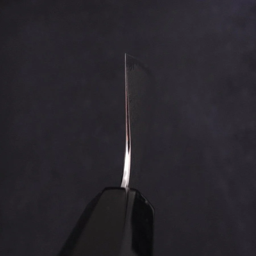 Gyuto Silver Steel #3 Damast Büffelhorn und Ebenholz Griff 240mm - Image 4