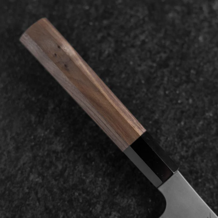 Gyuto Silver Steel #3 Kasumi Büffelhorn und Walnussholz Griff 240mm - Image 6