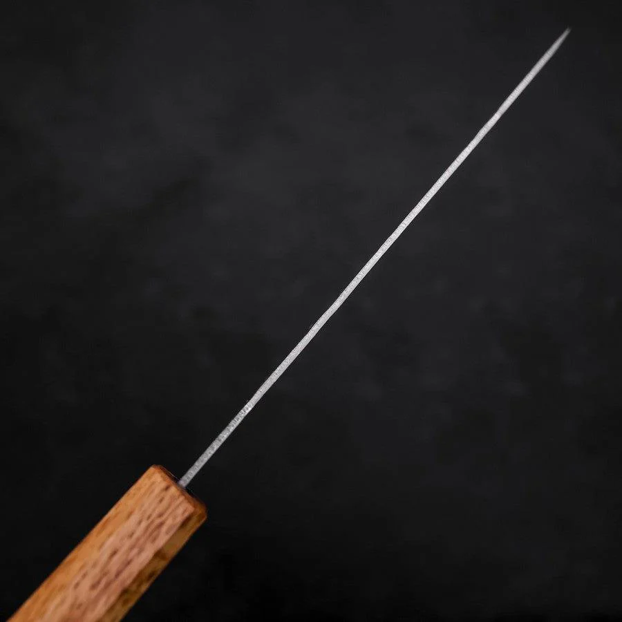 Gyuto Silver Steel #3 Nashiji Eichenholz Griff 180mm - Image 5
