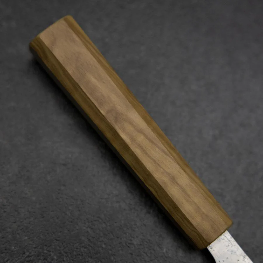 Gyuto Silver Steel #3 Nashiji Olivenholz Griff 210mm - Image 6