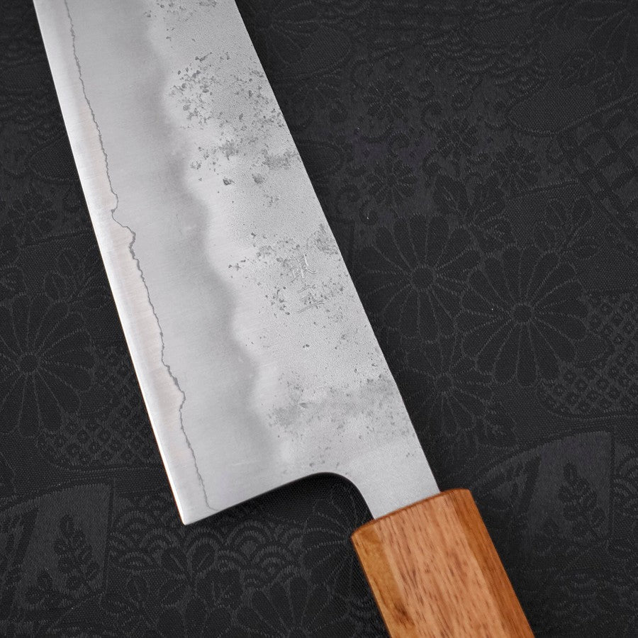 Gyuto Silver Steel #3 Nashiji Yaki Urushi Griff 210mm - Image 3