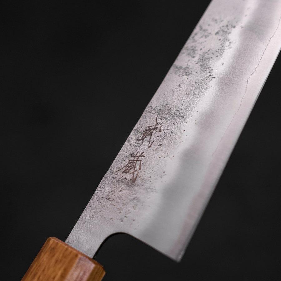 Gyuto Silver Steel #3 Nashiji Yaki Urushi Griff 180mm - Image 3