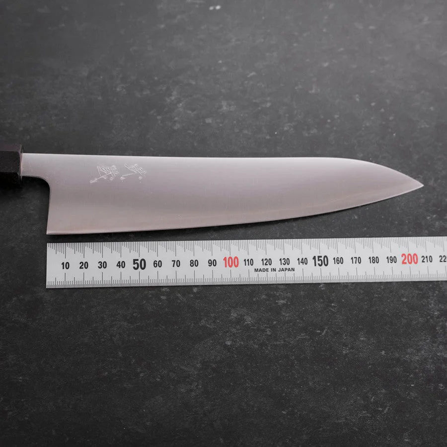 Gyuto Silver Steel #3 Poliert Walnussholz Griff 210mm - Image 7