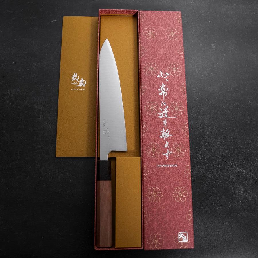 Gyuto Silver Steel #3 Poliert Walnussholz Griff 210mm - Image 8