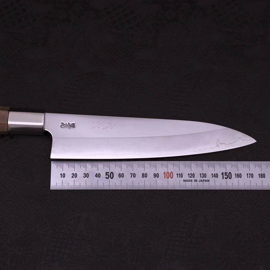 Gyuto Silver Steel #3 Walnussholz Griff 180mm - Image 7