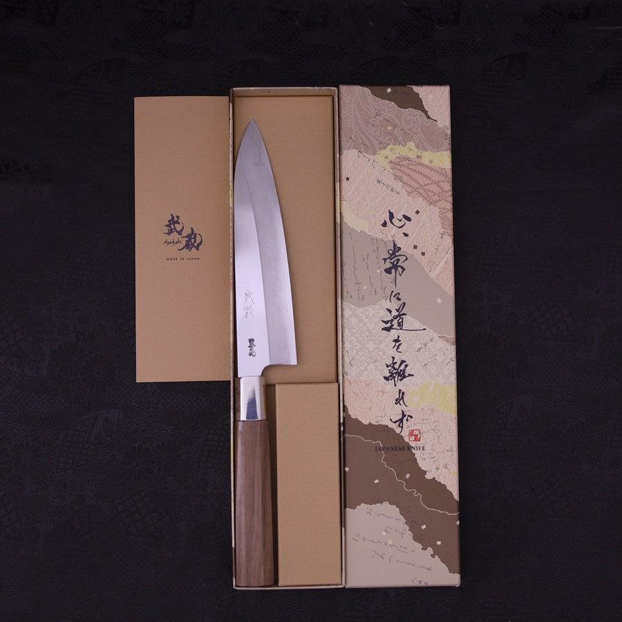 Gyuto Silver Steel #3 Walnussholz Griff 180mm - Image 8