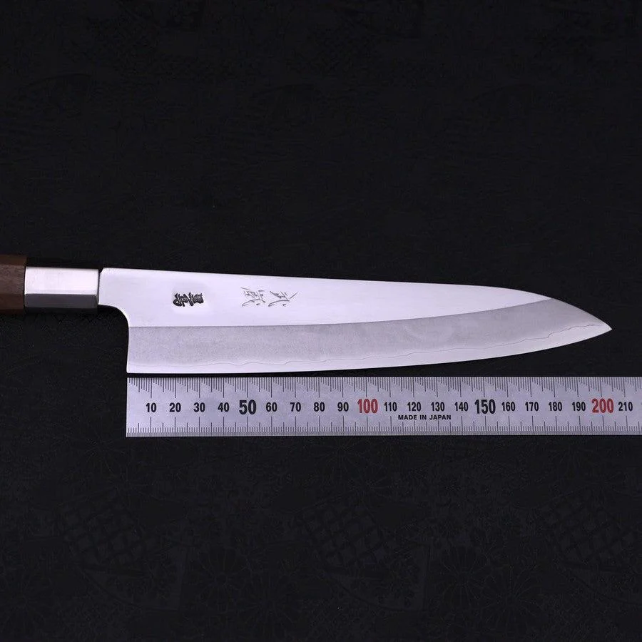 Gyuto Silver Steel #3 Walnussholz Griff 210mm - Image 7