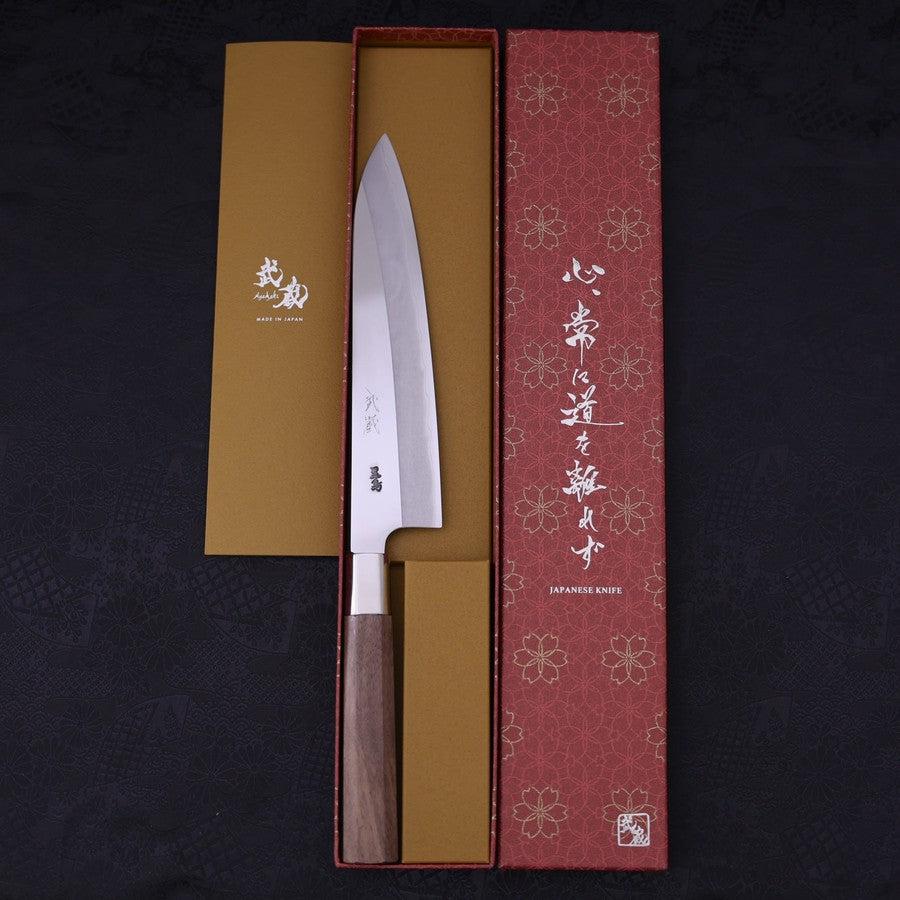 Gyuto Silver Steel #3 Walnussholz Griff 210mm - Image 8