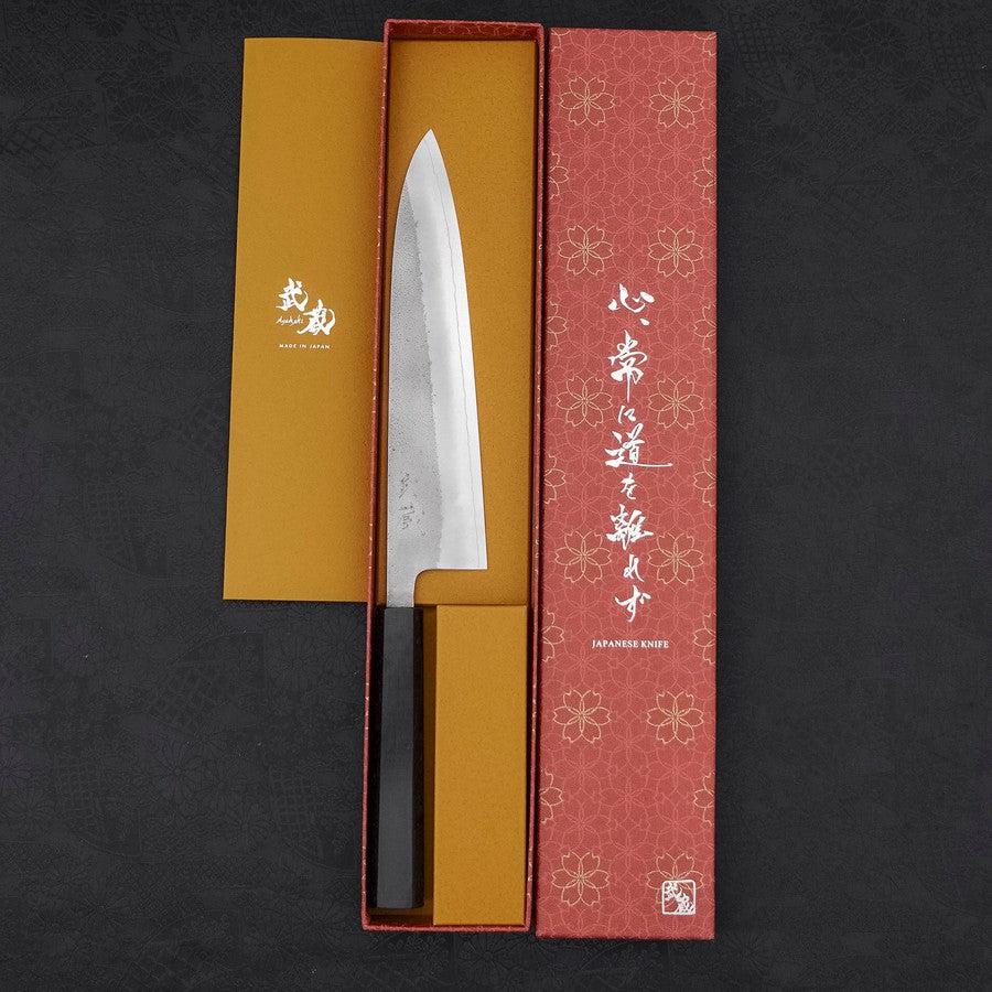 Gyuto SKD11 Nashiji Ebenholz Griff 210mm - Image 8
