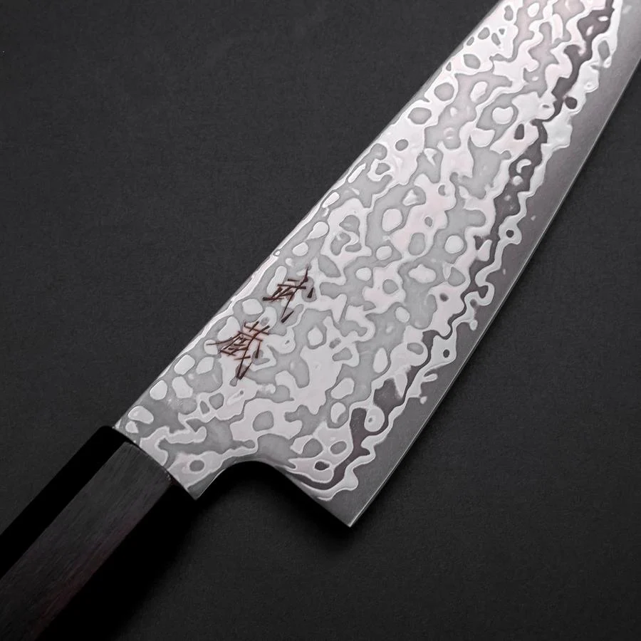 Gyuto SLD Schwarzer Damast Ebenholz Griff 150mm - Image 3
