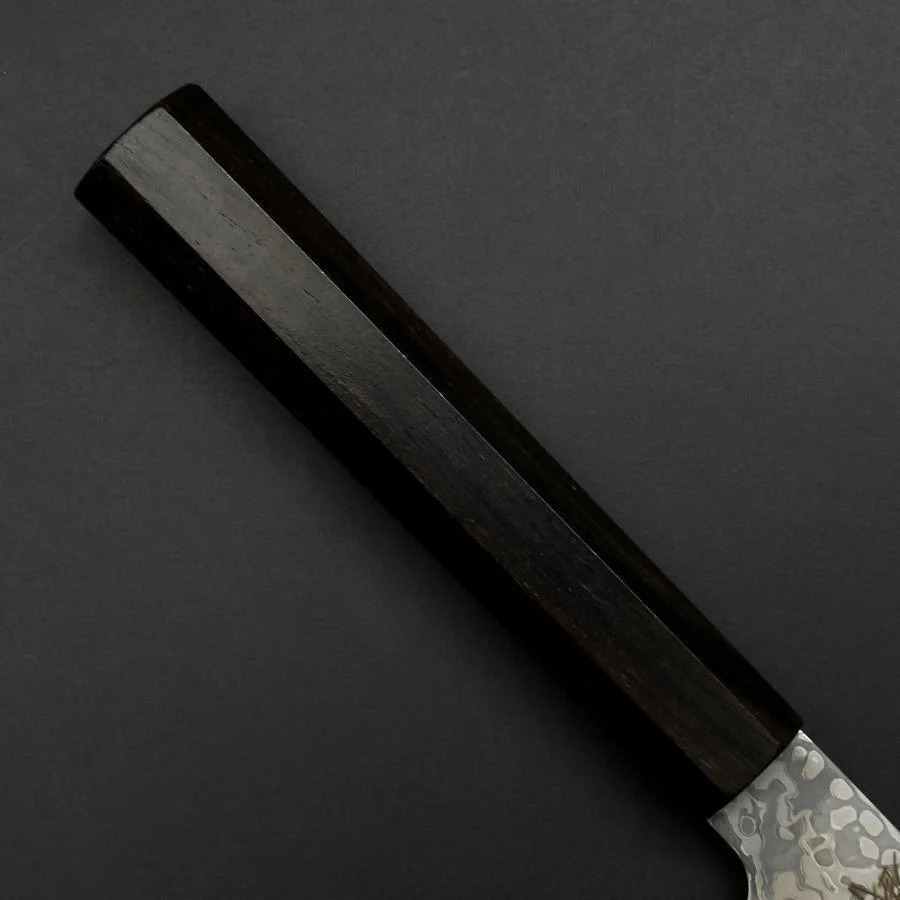 Gyuto SLD Schwarzer Damast Ebenholz Griff 150mm - Image 6