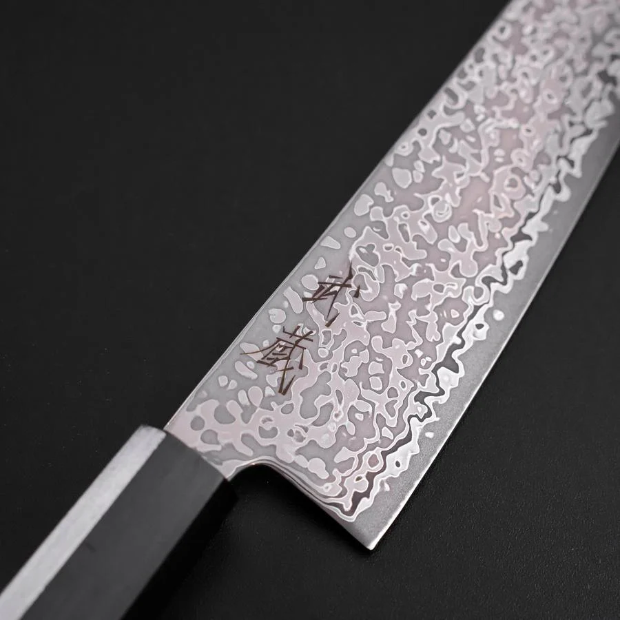 Gyuto SLD Schwarzer Damast Ebenholz Griff 195mm - Image 3
