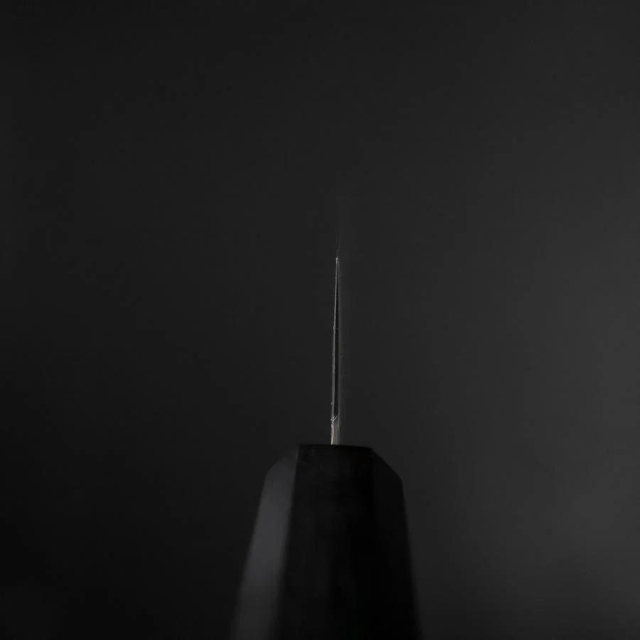 Gyuto SLD Schwarzer Damast Ebenholz Griff 195mm - Image 4