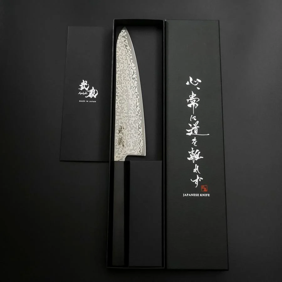 Gyuto SLD Schwarzer Damast Ebenholz Griff 195mm - Image 8