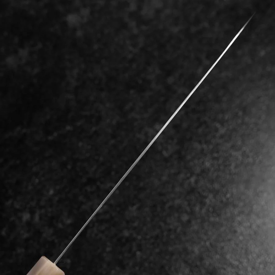Gyuto SLD Kagami Hell-Rosa Büffelhorn und Ahornholz Griff 210mm - Image 5
