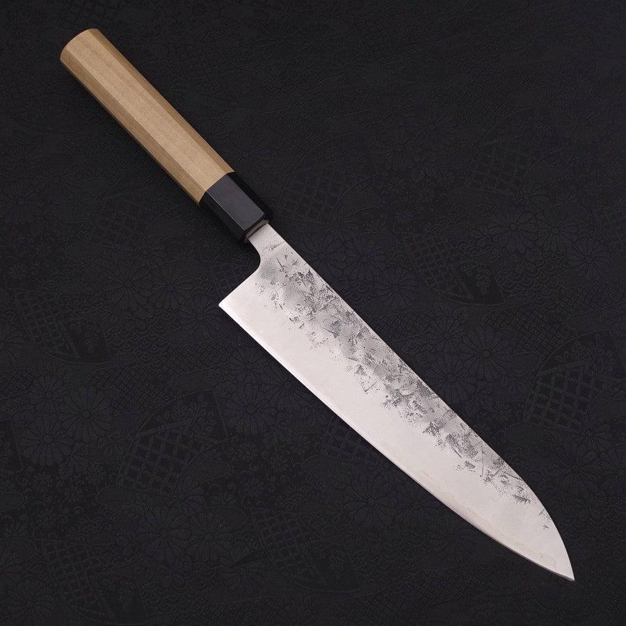 Gyuto SLD Nashiji Washi Büffelhorn und Magnolienholz Griff 210mm