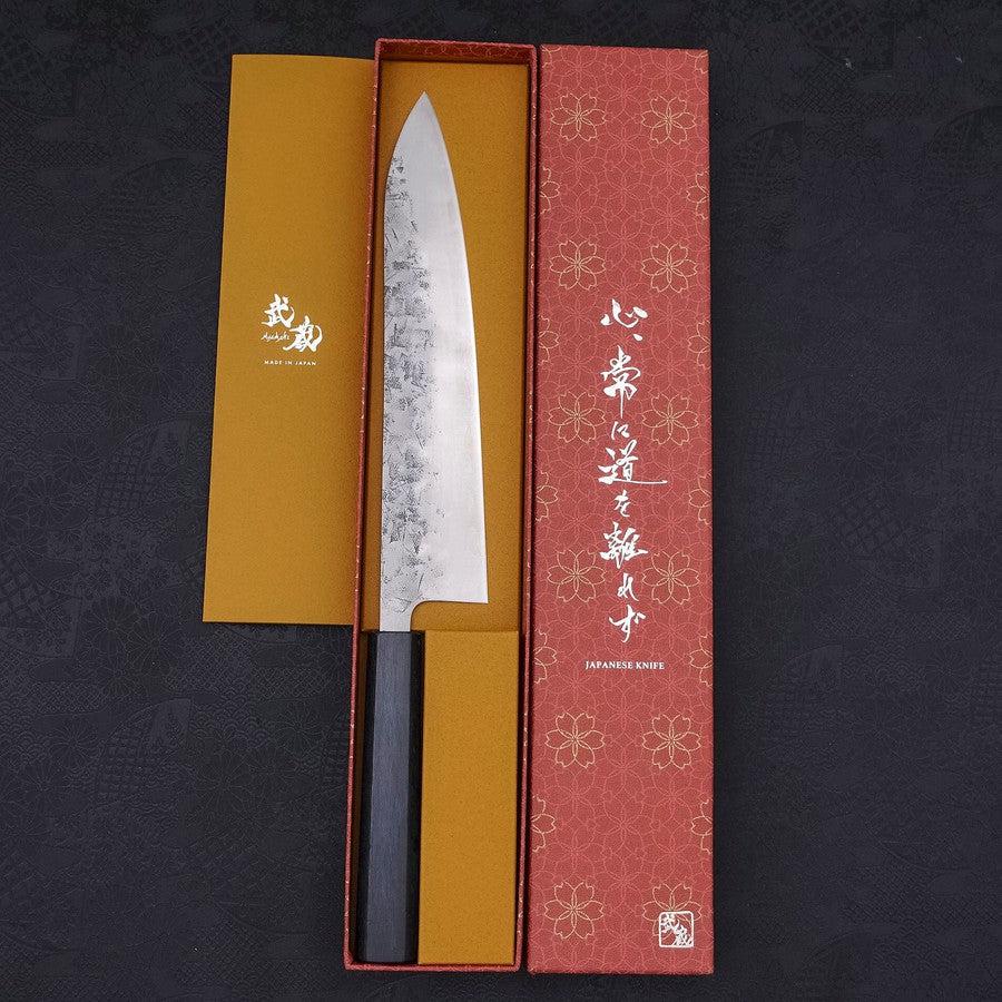 Gyuto SLD Nashiji Dunkelblauer Urushi Griff 240mm - Image 8