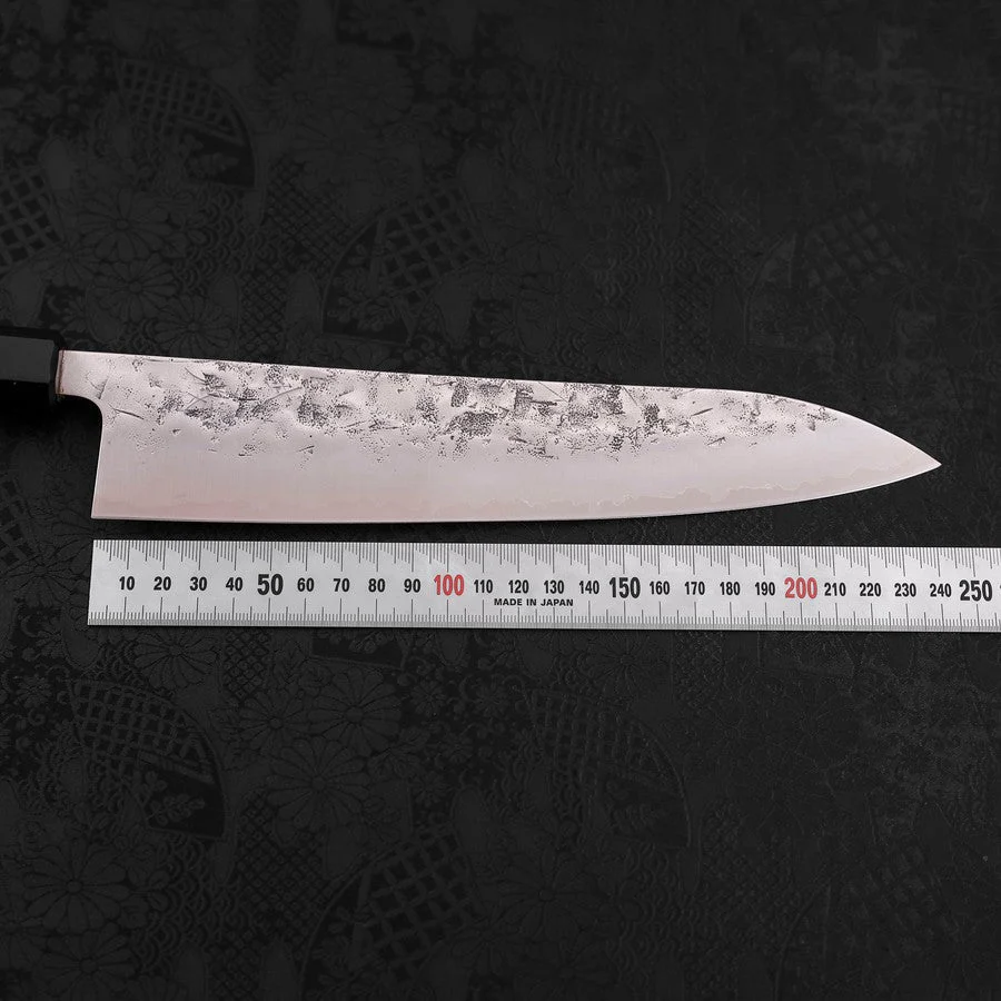 Gyuto SLD Nashiji Washi Walnussholz Griff 240mm - Image 7