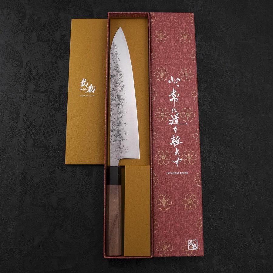 Gyuto SLD Nashiji Washi Walnussholz Griff 240mm - Image 8