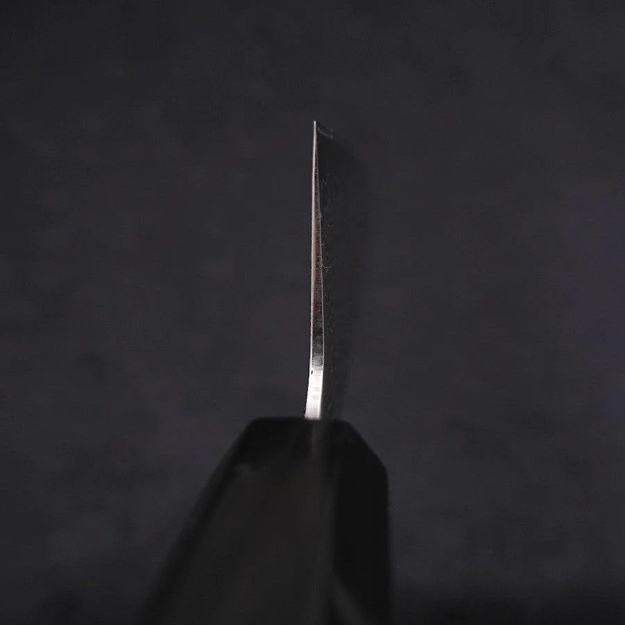 Gyuto SLD Wellen-Nickel Damast Büffelhorn und Ebenholz Griff 210mm - Image 4